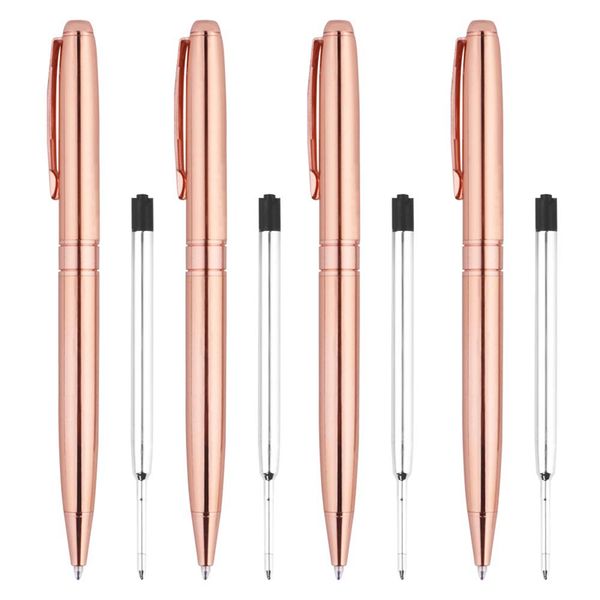 

ballpoint pens, rose gold pens for women black ink pens for wedding planner office supplies fancy, Blue;orange