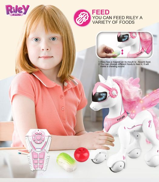 

jxda009 rc unicorn riley smart horse robot пђл дианионного ђпѬавлени живоне unicornio лекѬонн