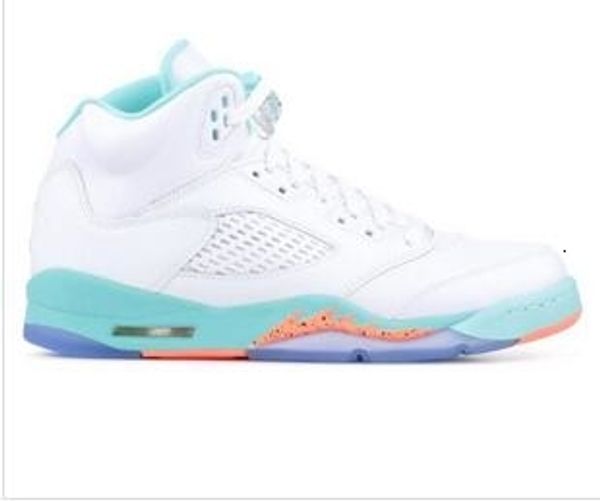 

5s light aqua 5 v women basketball shoes 440892-100 grape white orange outdoor womens girl trainer sports sneakers 36-40