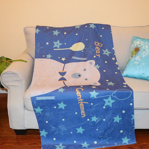 

76x152cm cartoon bear pattern bath towel drying washcloth swimwear shower towel absorbent drying bath beach toalla