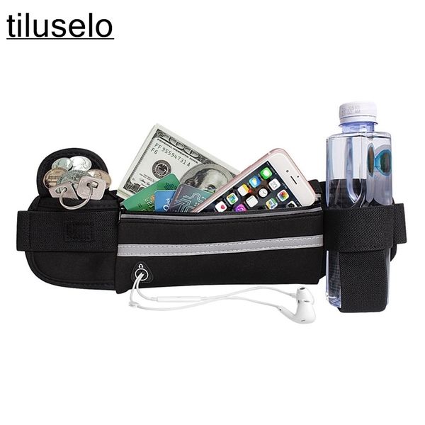 

2019 new fashion waterproof fanny pack for women men portable convenient usb waist pack travel multifunctional phone belt bag