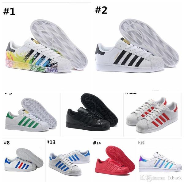 

2019 fashion mens casual shoes superstar smith stan female flat shoes women zapatillas deportivas mujer lovers sapatos femininos 36-45, Black