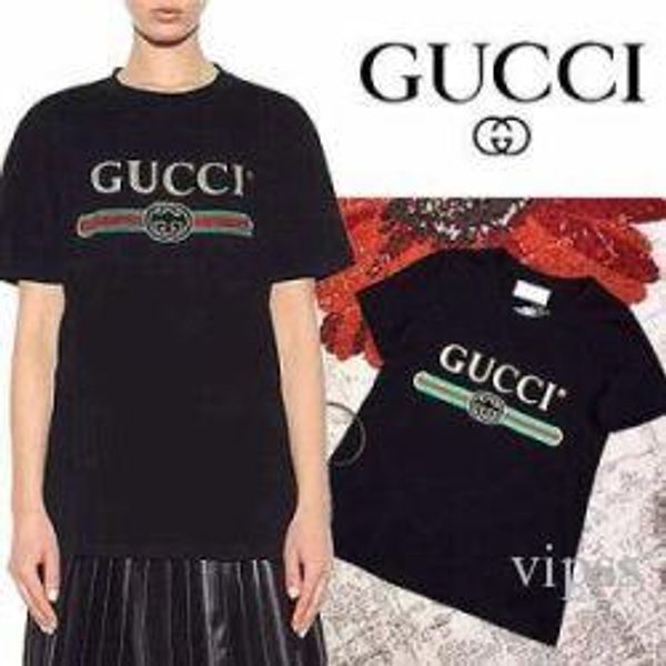 

New G Высококачественные Пары Мужчины Женщины Унисекс Футболка с коротким рукавом Белый / Черный