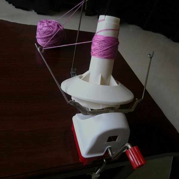 

swift coiler for yarn fiber string ball wool winder holder hand operated cable winder machine fiber wool yarn craft sewing tool