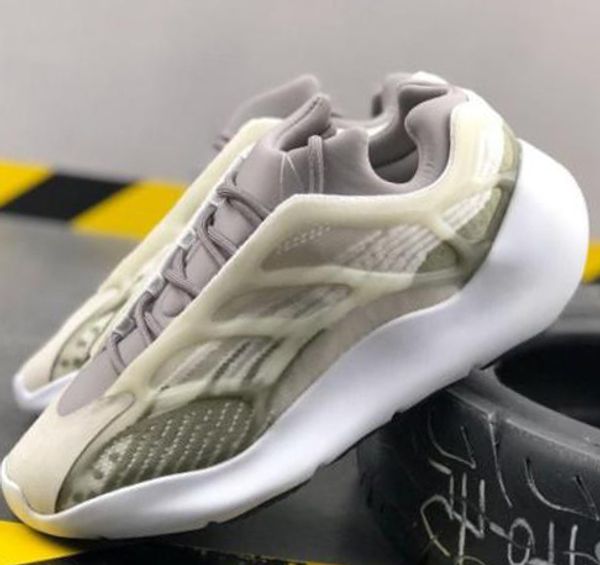 

700 v3 luminous gray basketball shoes kanye west glow designer running sneaker size40-45