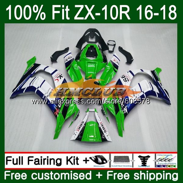 

инъекция для zx10r 1000cc zx10r 16 17 18 120cl.64 zx1000 zx zx тысяча 10 r 10r 2016 2017 2018 oem-зеленый синий обтекателя, Black