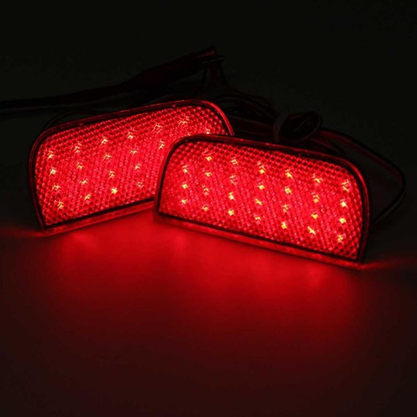 

pair 12v car led rear bumper brake light tail light fog lamp backup lamp for for civic 10th 2016 2017 2018