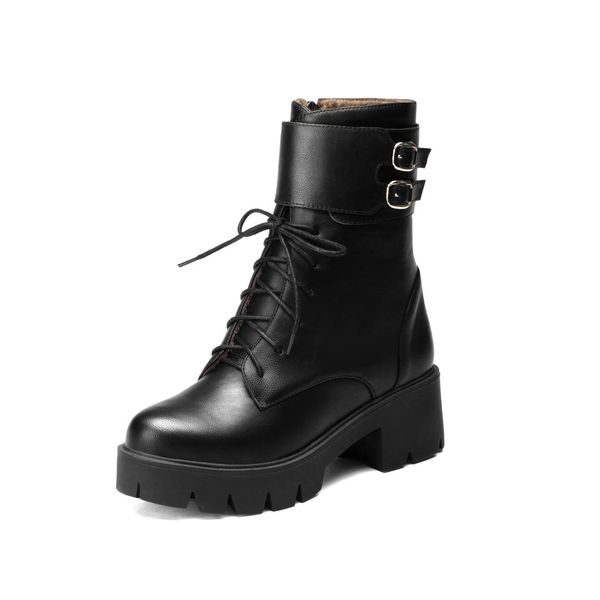 

european and american explosions women's boots new autumn fashion trend, Black