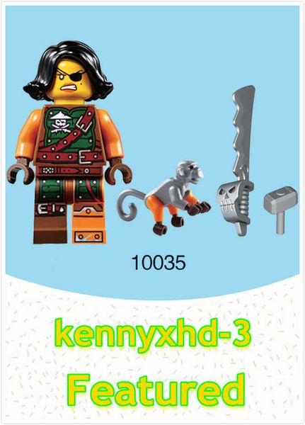 

фантом ниндзя летающие пираты с маленькой обезьяной головоломки строительные блоки игрушки