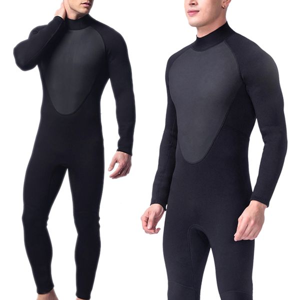 

men full bodysuit wetsuit 3mm diving suit stretchy swimming surfing snorkeling dx88