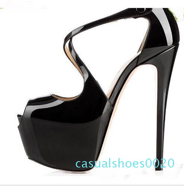 

new designer brand high heels woman fashion red bottom straps pumps nude /black cross heels women shoes c20