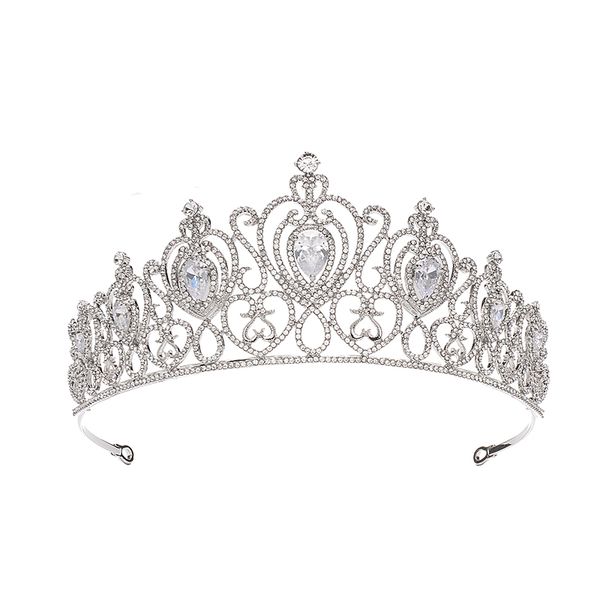 

eseres sparkly серебряный rhinestone tiara корона женские украшения свадебные аксессуары для волос свадебные украшения, Golden;white