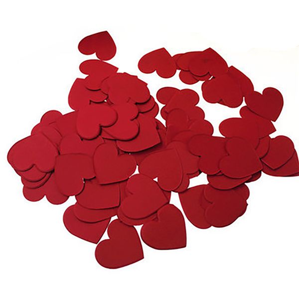 

confetti for table decorations bridal shower wedding party decorations wedding scatter paper, red, 3cm in diameter, total 100pcs