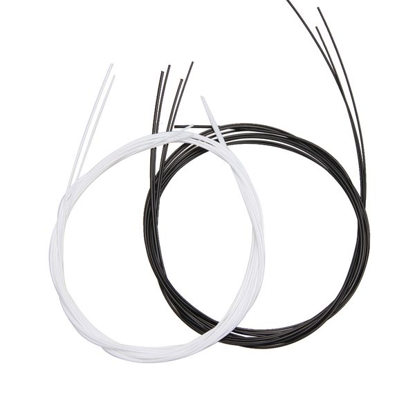 

durable 2 set ukulele replacement nylon strings black white 68cm