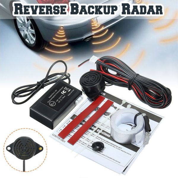 

12v electromagnetic car truck parking reverse backup radar sensor kit bx