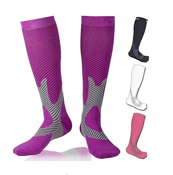 

models nylon pressure socks legguard running men and women compression socks korean-style online celebrity pressure so, Black;white