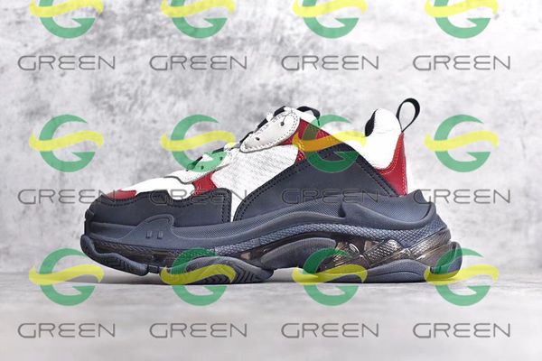 

greenshoe luxury shoes women men triple s paris casual triple black vintage mens designer trainers us 5.5- casual dad sneaker shoes