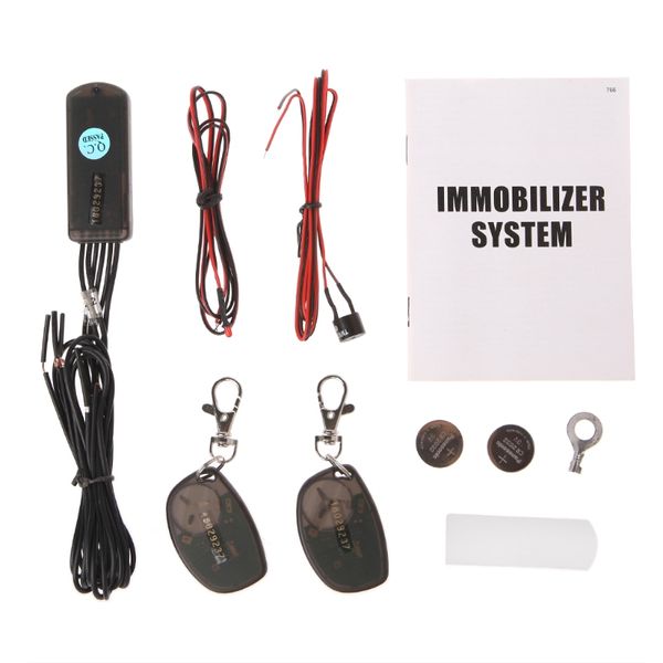 

rfid 2.4ghz wireless car immobilizer engine lock anti-hijacking with g-sensor
