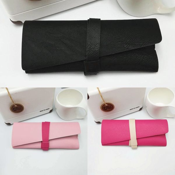 

2020 bag pu leather case drawstring bag easy to carry glasses leather glasses