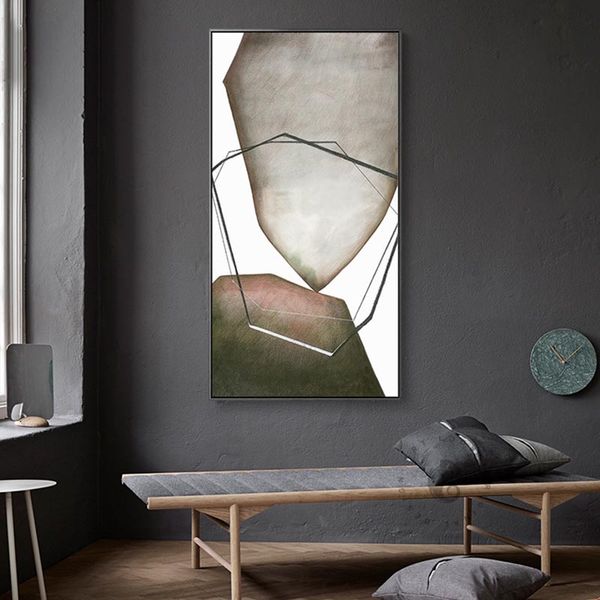 

abstract minimalist big grey stones posters n print canvas paintings for l aisle living room home decor wall art pictures