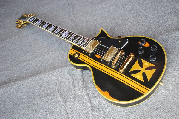 Vendas diretas da fábrica de assinatura personalizada de alta qualidade vintage do velho guitarra elétrica acessórios de ouro frete grátis