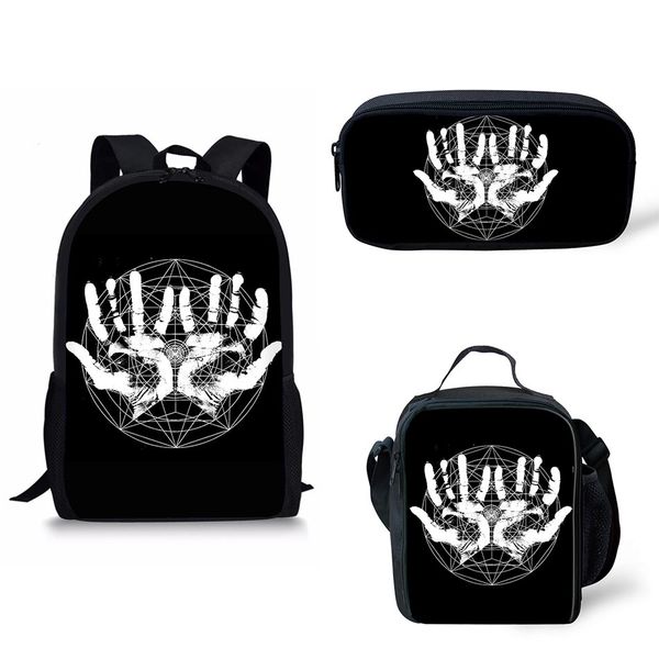 

customized image black darkness skull print school bags kids boy school backpacks shoulder bagpack children bookbag satchel