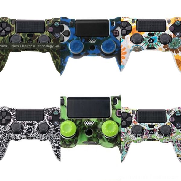 

lhzam 4 цветов анти-скольжения силиконовый чехол чехол кожи для ps4 для playstation сони dualshock 4 для для контроллер ds4, и про тонкий