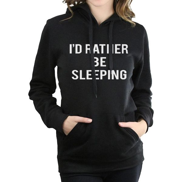 

i really like sleeping women funny slogan hoodies autumn winter hip-hop streetwear sweatshirt 2019 harajuku loose fit tracksuits, Black