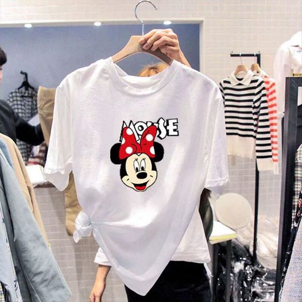 

short sleeve t-shirt t-shirt 2020 women's ins fashion looseall-match half sleeve women's summer, White