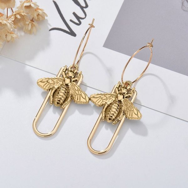 

individuality gold&sliver insect drop earrings for women special fashion design jewelry classic decoration earrings gold, Silver