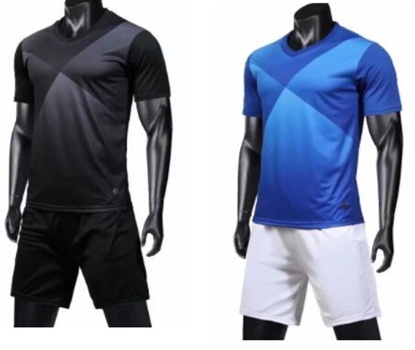 

shop popular mens soccer jerseys design popular custom football apparel customed jersey sets with shorts clothing uniforms kits sports wear, Black