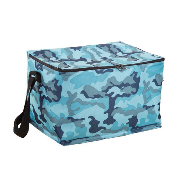 

insulation ice bag zipper oxford cloth foldable pouches single shoulder large capacity waterproof reusable picnic supplies