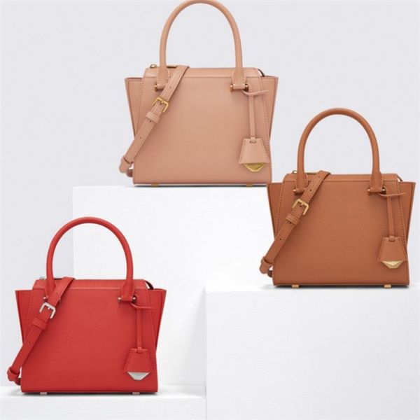 

2020 моды новой женщины мешка европейских и американской сплошного цвет простого украшения тега плечо сумка диагональ сумка