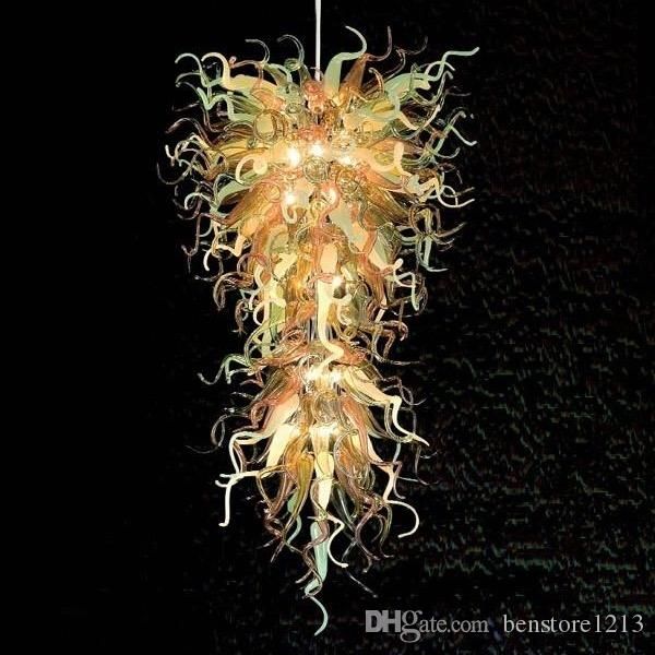 

100% mouth blown borosilicate murano glass art chandelier pendant light glass pendant hanging antique furniture