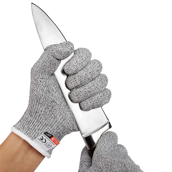 

household new anti-cut gloves safety cut proof stab resistant stainless steel wire metal mesh kitchen butcher cut-resistant safety gloves