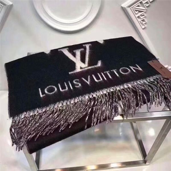 

2019brand new autumn and winter super bright expensive cashmere blended fabric, super quality fabric texture brand luxury cashmere scarf, Blue;gray