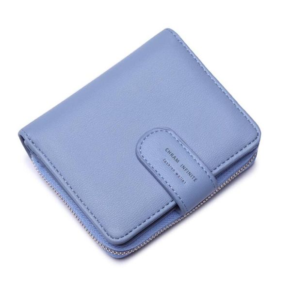 

short wallet women purse fashion letter coin purse card holder wallets female buckle money bag pu leather wallet, Red;black