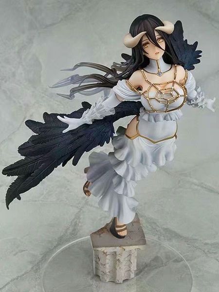 

29cm overlord albedo girl anime cartoon action figure pvc toys collection figures for friends gifts t200106