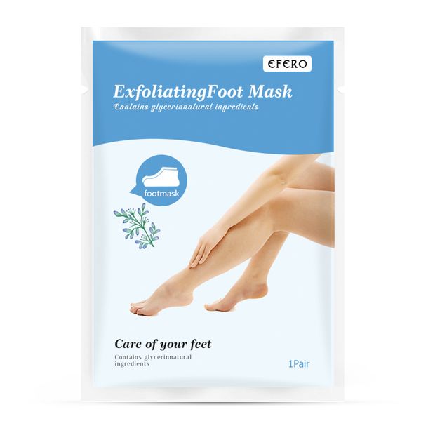 

foot care natural exfoliating foot mask heel covering socks stripping remove dead skin soft touch foot peel mask treatment