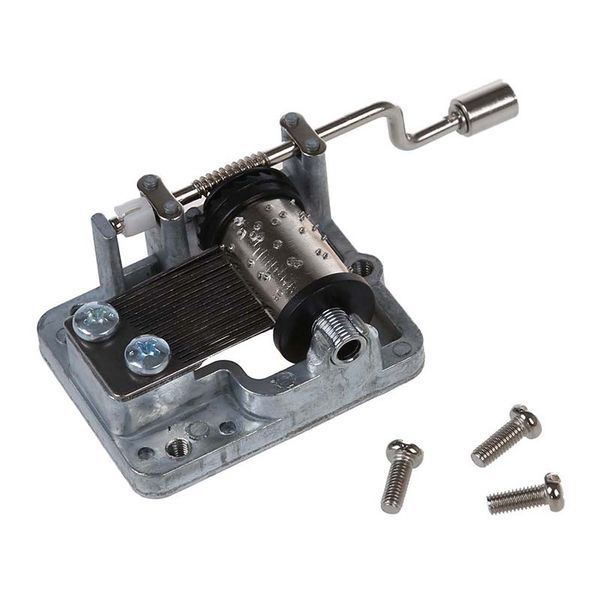 

mini music box cranked inner rotational movement
