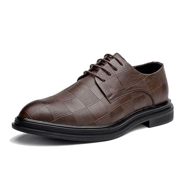 

mens dress shoes leather social designer formal elegant leather shoes men #msw8118168, Black