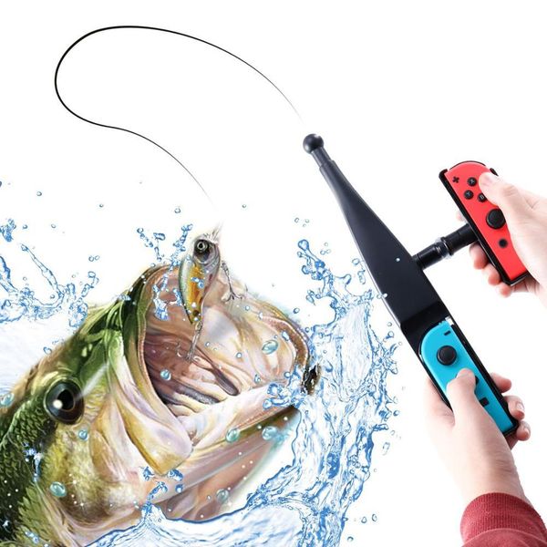 

game handgrip game accessories handle joypad stand holder fishing rod pole for nintend switch joy-con