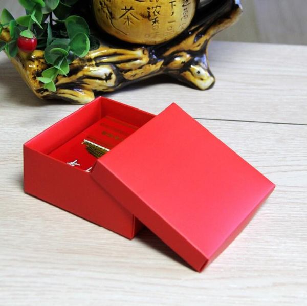 

10pc 9.5*9.5*4cm small red/blue paper box,blank cardboard handmade soap box,craft paper christmas gift box,packaging jewelry box