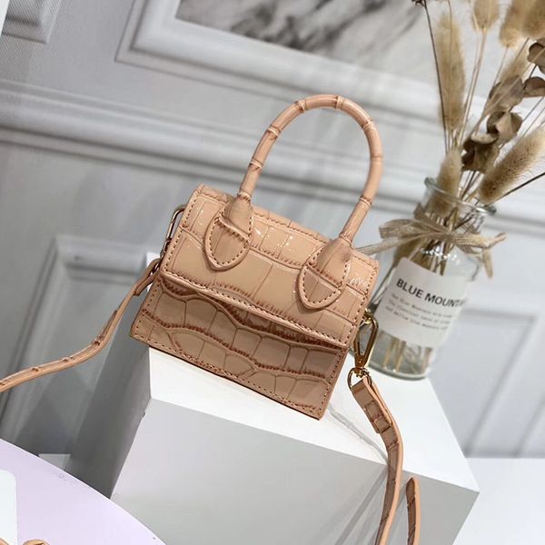 

mini small square bag shoulder bags crossbody bag women designer wallet tote crocodile pattern women's messenger handbag