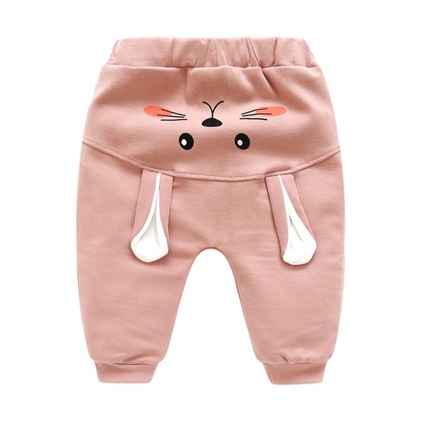 

cartoon baby girls boys pants autumn winter warm high waist guard belly trousers newborn toddler baby pants, Blue