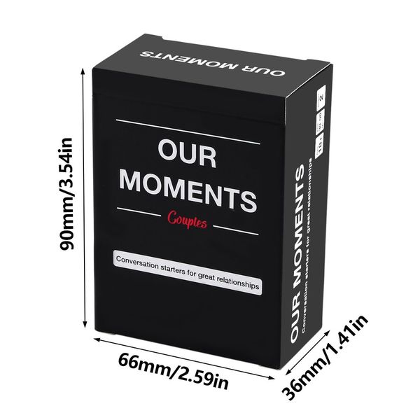 

our moments couples: 100 thought provoking conversation starters for great relationships-fun conversation cards game for couples
