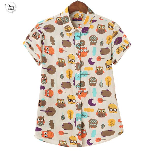 

лето с коротким рукавом блуза губы печати женщина рубашка цветочного белым navy 5xl рубашка top blusas new plus size, White