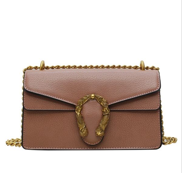 

fashion women pu leather messenger bag designer chain shoulder crossbody bag women handbag bolso mujer