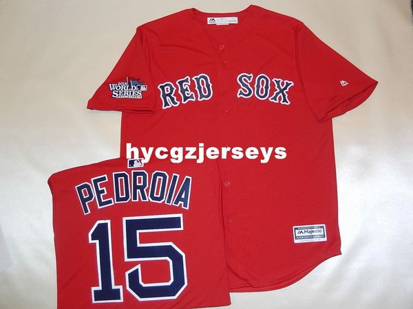 

baseball br #15 dustin pedroia 2013 shirt sewn jersey red mens stitched jerseys big and tall size xs-6xl for sale, Gray