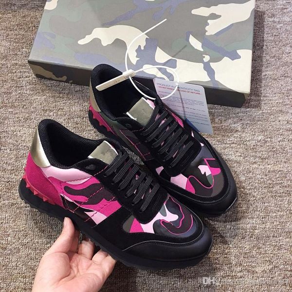 

2019 Новый сезон Дизайнерская обувь Мода Роскошные женские туфли мужские кожаные на шнуровке Платформа негабаритные подошва кроссовки белый черный Casua zhan190513